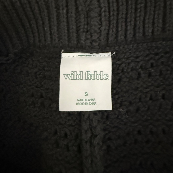 Wild Fable Black Shorts Crochet style -cp - Picture 6 of 7